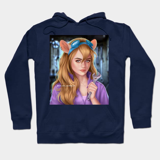 Gadget Hackwrench Hoodie by helen_morgun